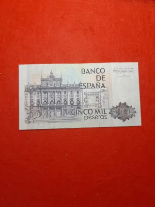 Billete 5000 pesetas España 1979