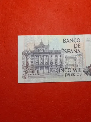 Billete 5000 pesetas España 1979
