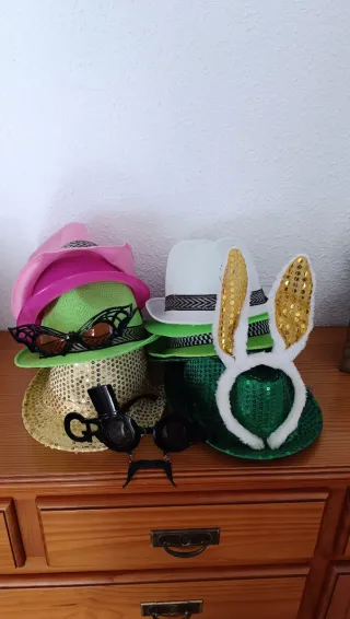 Accesorios Fiesta Gorros y Gafas