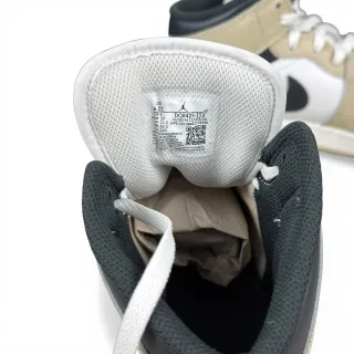 Air Jordan 1 Mid Rattan White Noir GS EU 39