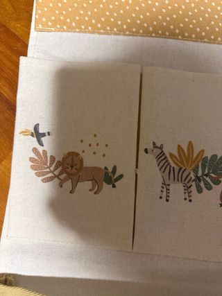 Organizador de tela para colgar infantil