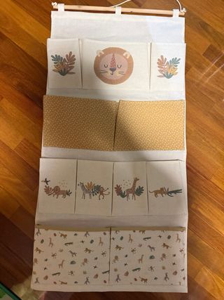 Organizador de tela para colgar infantil