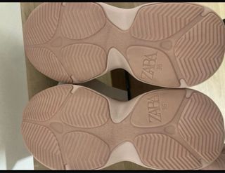 Zapatillas Zara rosas chunky nuevas
