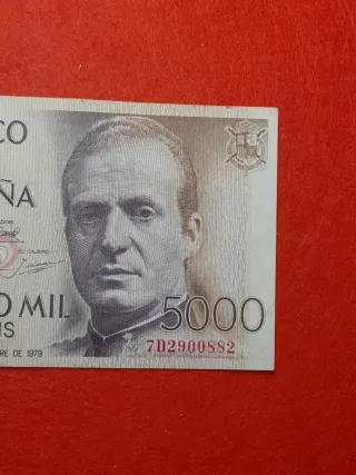 Billete 5000 Pesetas Banco de España 1979