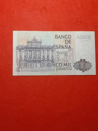 Billete 5000 Pesetas Banco de España 1979