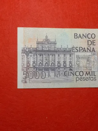 Billete 5000 Pesetas Banco de España 1979
