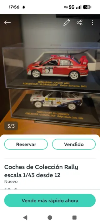 Coche Colección rally Mitsubishi Lancer Evo 7