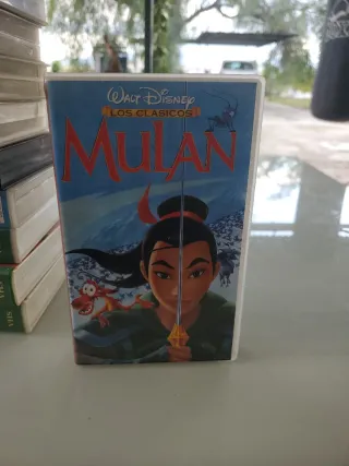Mulan VHS Clásicos Disney Español