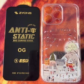 Funda y Protector Pantalla iPhone 15 Pro Max nuevo