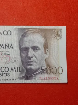 Billete 5000 Pesetas Banco de España 1979