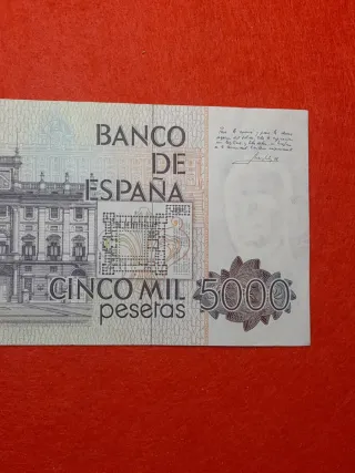Billete 5000 Pesetas Banco de España 1979