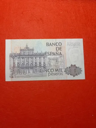 Billete 5000 Pesetas Banco de España 1979
