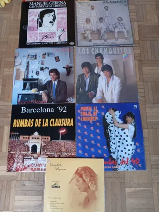 Lote 11 vinilos flamenco y sevillanas