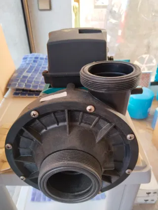 Bomba Piscina Jacuzzi Negra/Verde