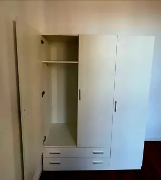 Armario 3 puertas con cajones