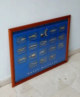 Cuadro Nudos Marineros Madera