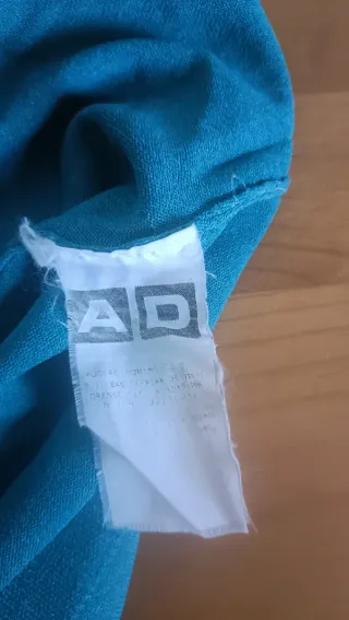 Jersey Adolfo Domínguez cuello alto verde azulado