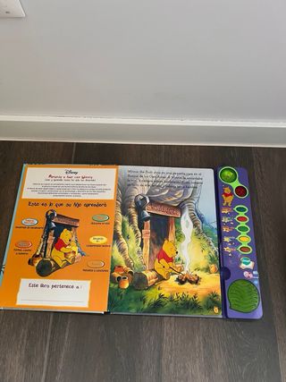 Lote 6 cuentos, 1 interactivo con pilas incluidas.