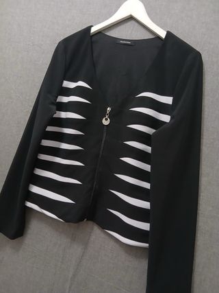 roccobarocco jacket woman size 44 black