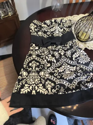 Vestido corto estampado