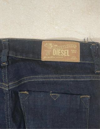 Diesel Jeans Vintage Lavaggio Scuro Taglia 27