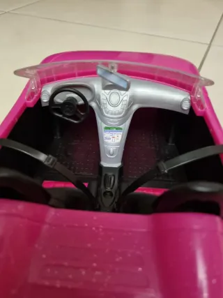 Macchina Barbie rosa scintillante