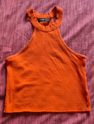 Set 3 Tops Celeste Naranja y Blanco Talla XS