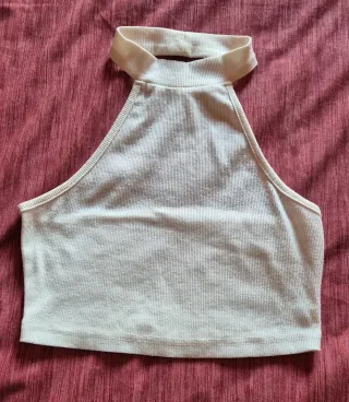 Set 3 Tops Celeste Naranja y Blanco Talla XS
