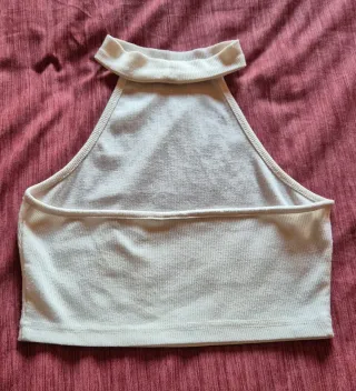 Set 3 Tops Celeste Naranja y Blanco Talla XS