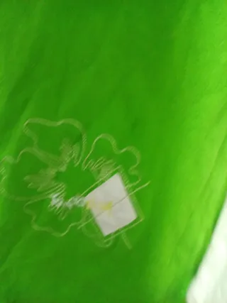 Jersey niña verde y blanco talla M