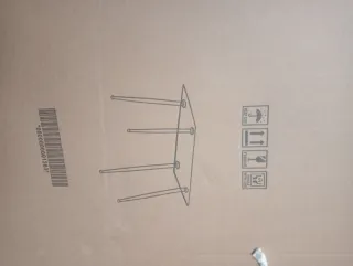 Mesa de cristal nueva