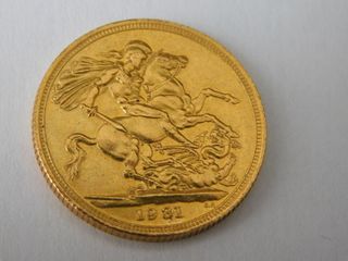 Libra Oro Victoria 1931 Reacuñación Royal Mint