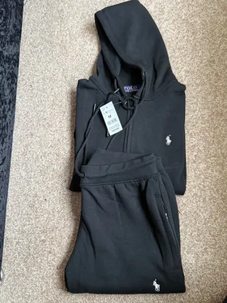 Polo Ralph Lauren Chándal Negro Talla M
