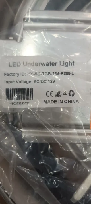 Lampada LED per Piscina Blu con Telecomando