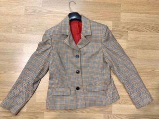 Americana cuadros estilo Burberry