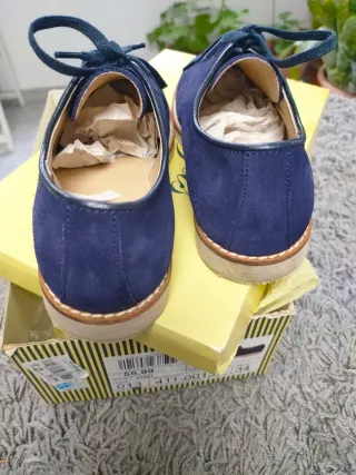 Zapatos niño azul marino talla 34