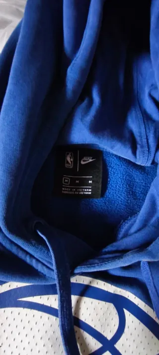 Sudadera Nike Azul con Capucha NBA 76ers