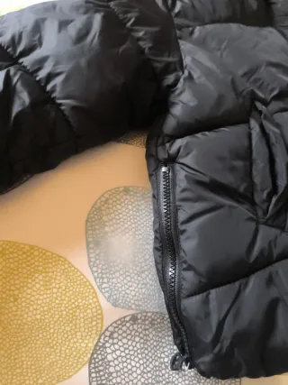 Abrigo Zara niña negro. Talla 10 años.