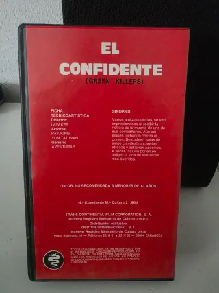 El Confidente VHS (Serie Karate)