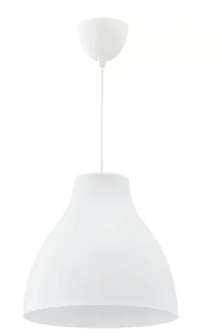 Lámpara de techo blanca