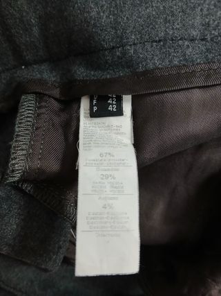 armani jeans pants size 42 grey