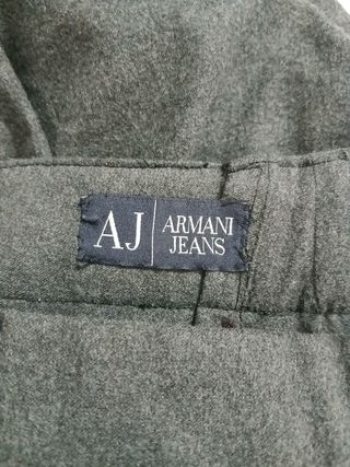 armani jeans pants size 42 grey