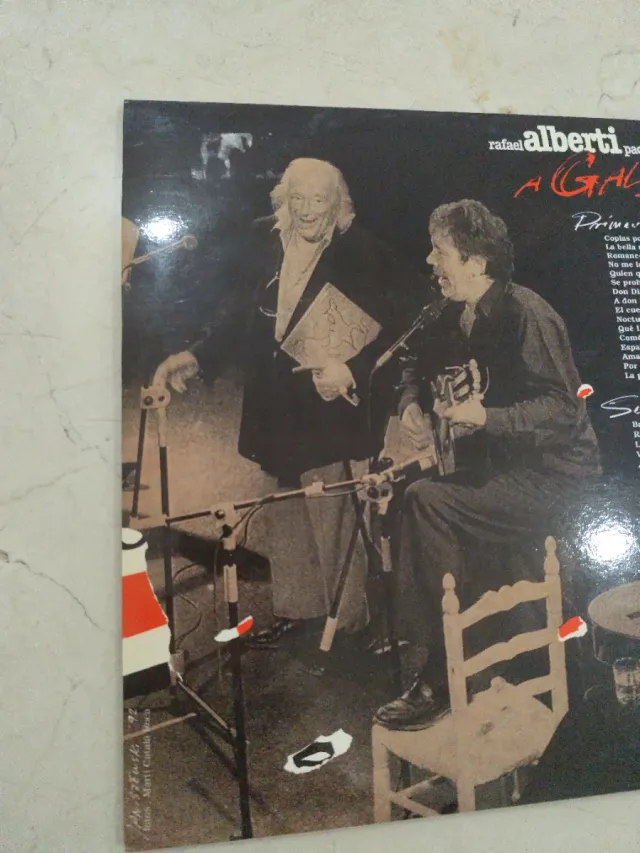 Doble LP Rafael Alberti y Paco Ibáñez A Galopar