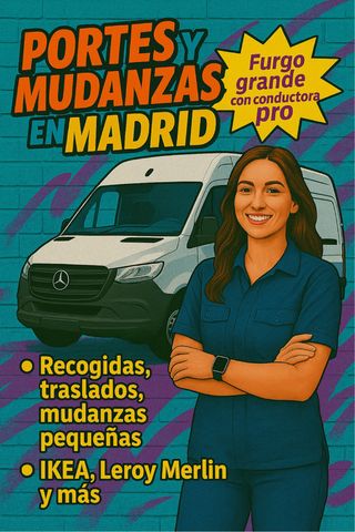 PORTES Y MUDANZAS EN MADRID – URGENTES.