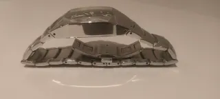 Reloj Lotus de acero con esfera negra