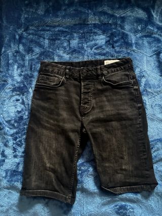 Pantalones vaqueros cortos negros