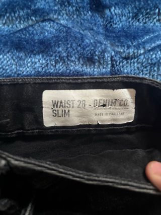 Pantalones vaqueros cortos negros