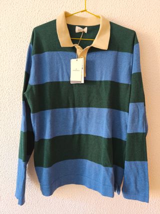 Springfield polo de punto chico a rayas L nuevo