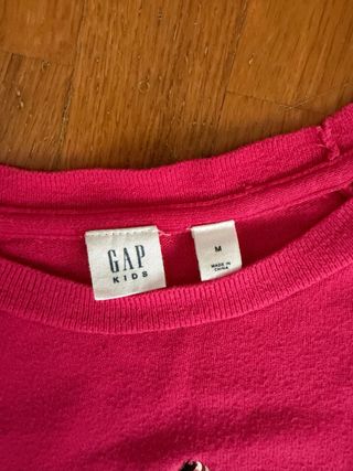 Jersey GAP niña estrella lentejuelas rosa Talla M