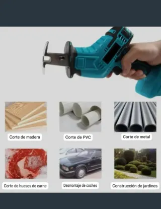 NUEVA! Sierra de sable inalámbrica con 2 Baterías